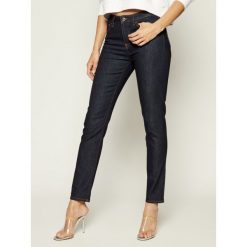 Jeansy Slim Fit LOVE MOSCHINO WQ40400S 3299. Niebieskie jeansy damskie Love Moschino, s. W wyprzedaży za 399,00 zł.
