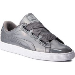 Sneakersy PUMA - Basket Heart Patent Wn's 363073 17 Iron Gate/Iron Gate. Szare półbuty damskie Puma, na co dzień, bez wzorów, ze skóry ekologicznej, bez obcasa, na płaskiej podeszwie, bez zapięcia. W wyprzedaży za 279,99 zł.