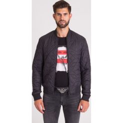 DWUSTRONNA KURTKA EMPORIO ARMANI. Pomarańczowe płaszcze męskie Emporio Armani, m, z aplikacjami, z gumy, bez kaptura. Za 599,50 zł.