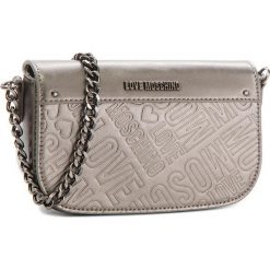 Torebka LOVE MOSCHINO - JC4034PP16LF0910 Peltro. Szare torebki klasyczne damskie marki Love Moschino, ze skóry ekologicznej. W wyprzedaży za 499,00 zł.