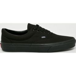 Vans - Tenisówki. Czarne trampki męskie Vans, bez wzorów, z gumy, na sznurówki. W wyprzedaży za 239,90 zł.