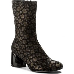 Botki HÖGL - 4-106128 Schwarz/Gold 0172. Żółte botki damskie marki HÖGL, ze skóry. W wyprzedaży za 429,00 zł.