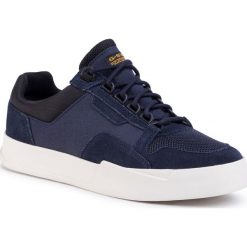 Sneakersy G-STAR RAW - Rackam Vodan Low II D16755-C243-6486 Dk Saru Blue. Niebieskie sneakersy męskie G-Star RAW, na co dzień, bez wzorów, ze skóry, retro, bez zapięcia. W wyprzedaży za 299,00 zł.