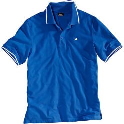Shirt polo, krótki rękaw bonprix lazurowy niebieski. Niebieskie koszulki męskie bonprix, s, z haftami, z bawełny, polo, z krótkim rękawem, krótkie. Za 37,99 zł.