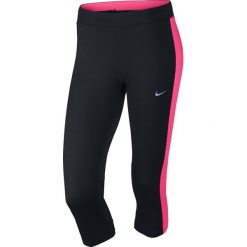 Legginsy sportowe damskie: legginsy do biegania damskie 3/4 NIKE DRI-FIT ESSENTIAL CAPRI / 645603-012 – NIKE DRI-FIT ESSENTIAL CAPRI