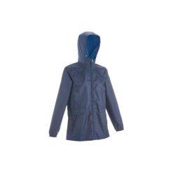 Kurtka turystyczna NH100 Raincut zip damska. Zielone kurtki damskie QUECHUA, xs, bez wzorów, z poliesteru, bez kaptura. Za 59,99 zł.
