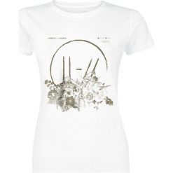 Twenty One Pilots Flower Bed Koszulka damska biały. Białe t-shirty damskie marki Twenty One Pilots, l, z nadrukiem, z okrągłym kołnierzem. Za 79,90 zł.