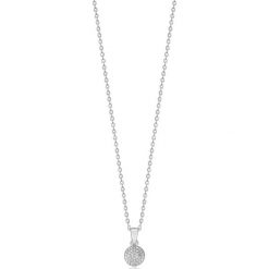 Piękny Białe Złoto Wisiorek - złoto białe 585, Diament 0,05ct. Białe łańcuszki męskie marki W.KRUK, złote. Za 579,00 zł.