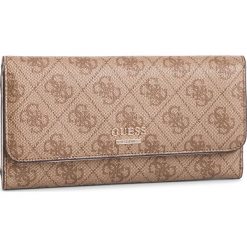 Duży Portfel Damski GUESS - Pocket Trifold SWSG72 96650 BRO. Pomarańczowe portfele damskie marki Guess, z aplikacjami, ze skóry ekologicznej. Za 279,00 zł.