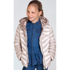 Mayoral - Kurtka dziecięca 128-167 cm. Brązowe kurtki dziewczęce Mayoral, bez wzorów, z poliesteru, krótkie, z kapturem. Za 219,90 zł.