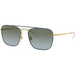 Ray-Ban - Okulary 0RB3588.9062I7.55. Niebieskie okulary przeciwsłoneczne męskie Ray-Ban, z materiału. W wyprzedaży za 399,90 zł.