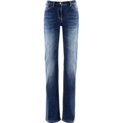Dżinsy "multi-stretch" STRAIGHT bonprix niebieski. Niebieskie boyfriendy damskie bonprix. Za 89,99 zł.