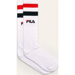 Fila - Skarpetki (2 pack). Białe skarpetki damskie Fila, bez wzorów, z elastanu. Za 39,90 zł.