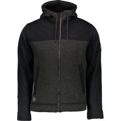 Bluzy męskie: Bluza polarowa „Ryne” w kolorze szaro-czarnym