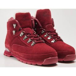 Skórzane buty trekkingowe - Bordowy. Czerwone buty trekkingowe damskie House. Za 189,99 zł.