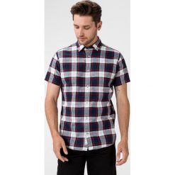 Jack & Jones Summer Koszula Niebieski Biały. Niebieskie koszule męskie Jack & Jones, l, w kratkę, z bawełny, bez kołnierzyka, z krótkim rękawem. Za 175,95 zł.