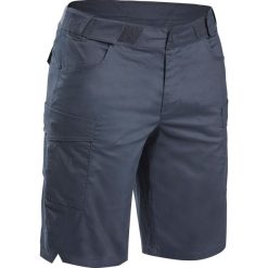 Spodenki turystyczne NH500 Fresh męskie. Szare spodenki i szorty męskie QUECHUA, m, bez wzorów, z elastanu. Za 69,99 zł.