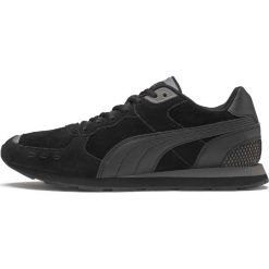 Puma Vista Tenisówki Czarny. Czarne trampki męskie Puma, bez wzorów, ze skóry, bez zapięcia. Za 240,95 zł.