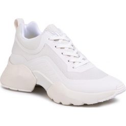Sneakersy TAMARIS - 1-23726-24 White Uni 146. Białe półbuty damskie Tamaris, bez wzorów, z tworzywa sztucznego, bez obcasa, bez zapięcia. W wyprzedaży za 229,00 zł.
