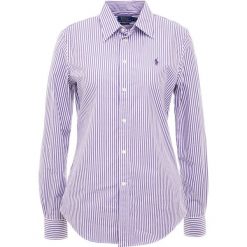 Polo Ralph Lauren STRETCH SLIM FIT Koszula purple/white. Fioletowe koszulki damskie polo Polo Ralph Lauren, bez wzorów, z elastanu, polo, bez rękawów. Za 459,00 zł.