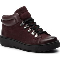 Sneakersy GO SOFT - WI23-DERBA-04 Burgundy. Czerwone półbuty damskie GO SOFT, ze skóry. Za 199,99 zł.