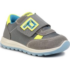 Sneakersy PRIMIGI - 5354433 M Grig. Szare trampki chłopięce Primigi, bez wzorów, ze skóry, na rzepy. Za 219,00 zł.