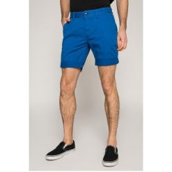 Tommy Jeans - Szorty. Niebieskie spodenki i szorty męskie marki Tommy Jeans, z elastanu, casualowe. W wyprzedaży za 199,90 zł.