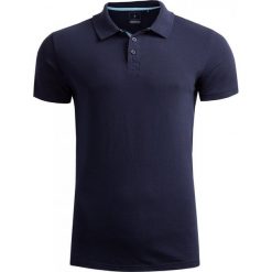 Koszulka polo męska TSM602A - ciemny granat - Outhorn. Czarne koszulki męskie Outhorn, m, bez wzorów, z bawełny, bez rękawów. Za 59,99 zł.