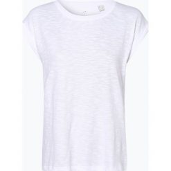 Esprit Casual - T-shirt damski, beżowy. Brązowe t-shirty damskie Esprit Casual, xl, bez wzorów, z bawełny, casualowe, bez kołnierzyka. Za 59,95 zł.