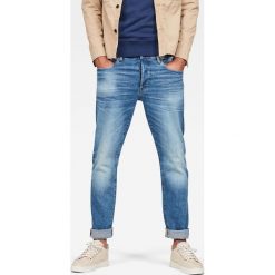 G-Star Raw - Jeansy. Niebieskie jeansy męskie G-Star RAW, s, z aplikacjami, retro. W wyprzedaży za 379,90 zł.