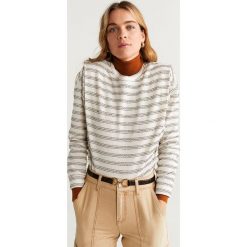 Mango - Bluza George. Białe bluzy damskie Mango, s, bez wzorów, z bawełny, bez rękawów, bez kaptura. Za 139,90 zł.