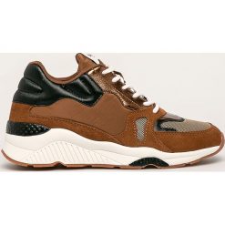 Pepe Jeans - Buty Harlow Up Run. Czarne buty sportowe damskie Pepe Jeans, bez wzorów, z jeansu, sportowe. W wyprzedaży za 269,90 zł.