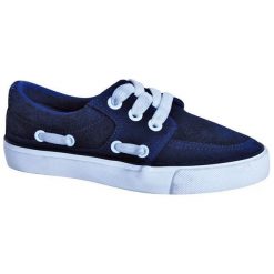 Protetika Skórzane Trampki Chłopięce Trampa - Niebieskie, 24. Niebieskie trampki chłopięce marki Protetika, bez wzorów, ze skóry, eleganckie, na sznurówki. Za 119,00 zł.