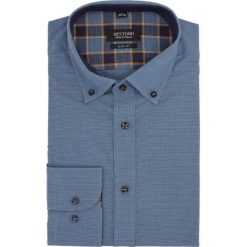 Koszula bexley 2328 długi rękaw slim fit niebieski. Niebieskie koszule męskie slim Recman, m, z długim rękawem. Za 89,99 zł.