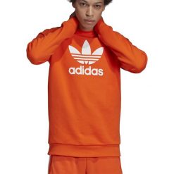 ADIDAS TREFOIL CREW > ED5947. Bluzy męskie Adidas, s, bez wzorów, z bawełny, street, z kontrastowym kołnierzykiem, bez rękawów, bez kaptura. Za 189,99 zł.