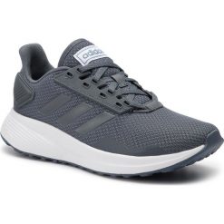 Buty adidas - Duramo 9 EE8040 Onix/Onix/Tecink. Szare buty sportowe damskie Adidas, bez wzorów, z tworzywa sztucznego, sportowe, do biegania. W wyprzedaży za 169,00 zł.