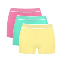 Cellbes Figi 3 Pack czerwonoróżowy zielony żółty female czerwony/różowy/zielony 42/44. Różowe majtki damskie Cellbes, bez wzorów, z bawełny. Za 105,00 zł.