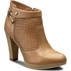 Buty zimowe damskie: Botki NERO GIARDINI – P717005D Columbia Cuoio 400