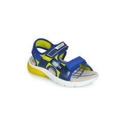 Sandały sportowe Dziecko Geox J SANDAL FLEXYPER BO. Niebieskie sandały chłopięce marki Geox, bez zapięcia. Za 289,00 zł.