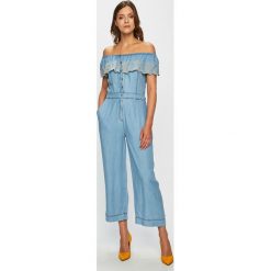 Pepe Jeans - Kombinezon. Niebieskie kombinezony damskie Pepe Jeans, na co dzień, xs, w paski, z lyocellu, casualowe, bez kołnierzyka, z długim rękawem, długie. W wyprzedaży za 199,90 zł.