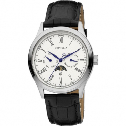 Zegarek kwarcowy w kolorze brązowo-srebrno-białym. Brązowe, analogowe zegarki męskie Esprit Watches, ze stali. W wyprzedaży za 272,95 zł.