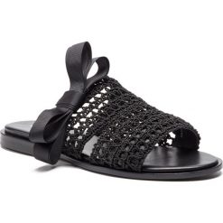 Klapki LIU JO - Susan 07 S19029 TX043 Black 22222. Czarne klapki damskie Liu Jo, z aplikacjami, ze skóry, bez obcasa, na obcasie. Za 559,00 zł.