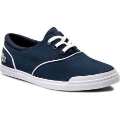 Tenisówki LACOSTE - Lancelle 3 Eye 316 1 Spj 7-32SPJ0101003 Nvy. Niebieskie trampki dziewczęce marki Lacoste, bez wzorów, z gumy, na sznurówki. W wyprzedaży za 239,00 zł.