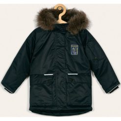 Name it - Kurtka dziecięca 92-116 cm. Niebieskie kurtki chłopięce Name it, bez wzorów, z poliesteru, długie, z kapturem. W wyprzedaży za 239,90 zł.