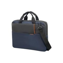 Torba SAMSONITE Qibyte 14.1 cali Niebieski. Niebieskie torby na laptopa Samsonite, bez wzorów, biznesowe. Za 159,99 zł.