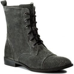 Buty zimowe damskie: Botki NEŚCIOR – 013-F Grafit Welur