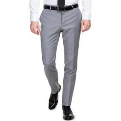 Spodnie GIORGIO GDPE500014. Szare spodnie męskie Giacomo Conti, m, bez wzorów, z wełny, eleganckie. Za 599,00 zł.