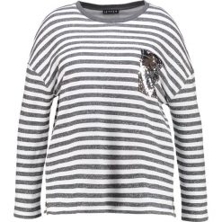 Bluzy rozpinane damskie: JETTE POCKET Bluza silver melange/offwhite