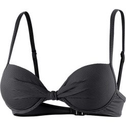 Biustonosz bikini w kolorze czarnym. Czarne bikini Najlepsze stroje na plażę, z materiału. W wyprzedaży za 78,95 zł.