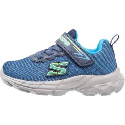 Skechers ECLIPSOR Tenisówki i Trampki blue/navy/lime. Niebieskie trampki chłopięce Skechers, z materiału. Za 139,00 zł.